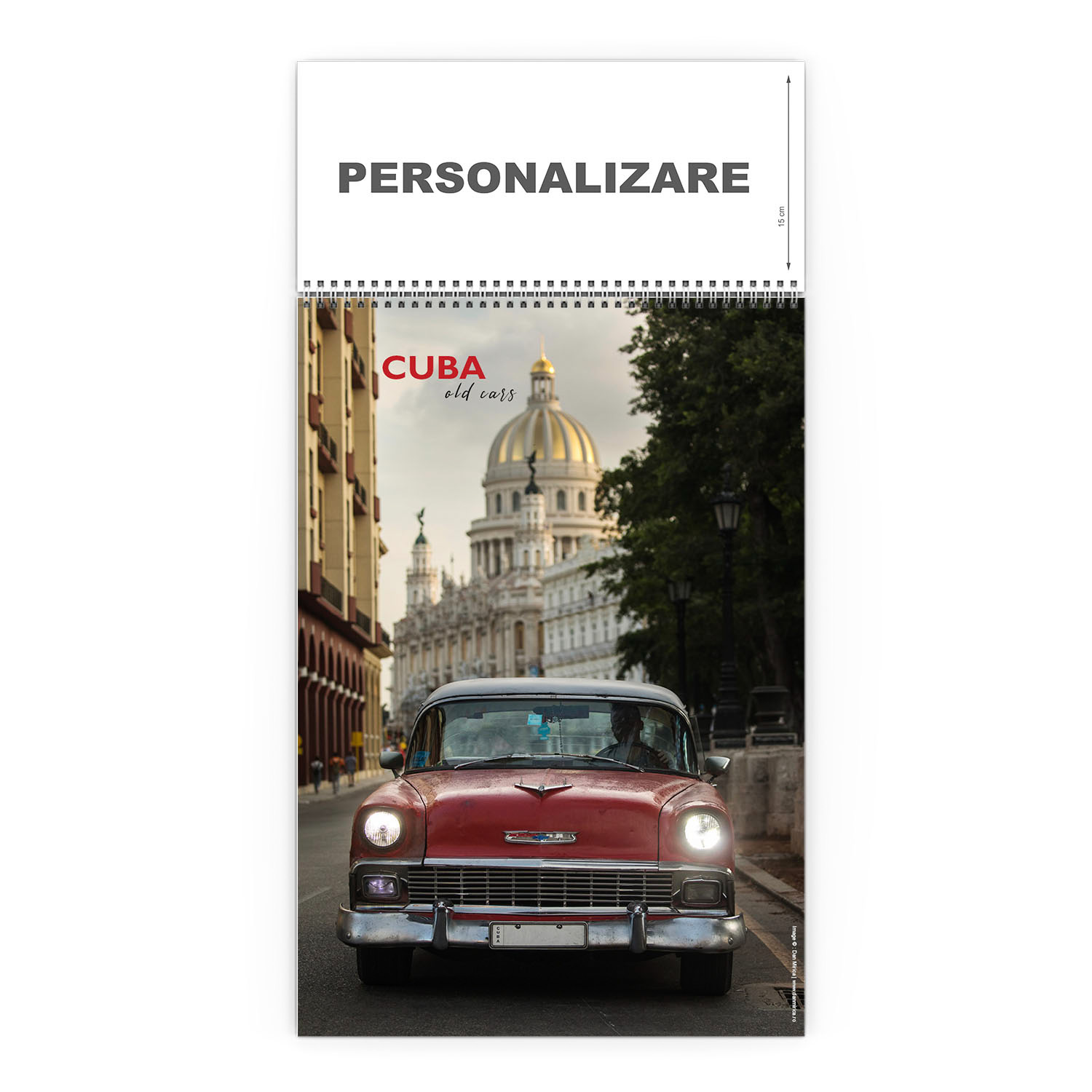 Calendar de Perete Cuba Old Cars Dan Mirica